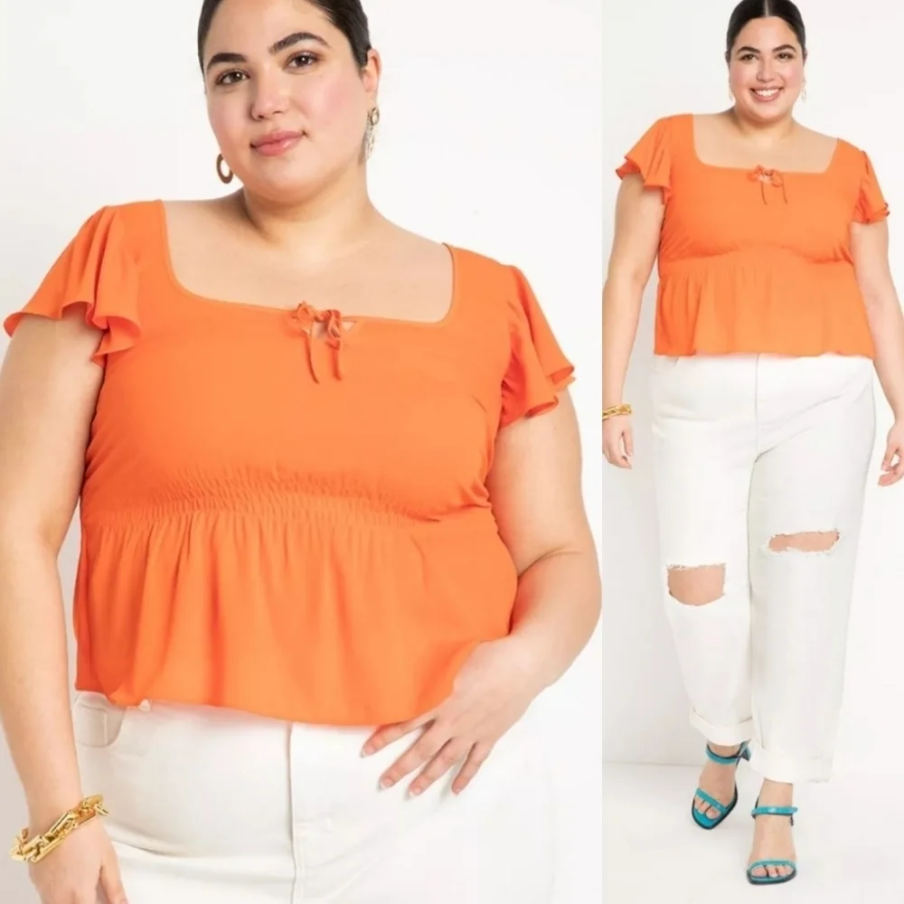 NWT FLORAL SLEEVE PEPLUM BLOUSE
